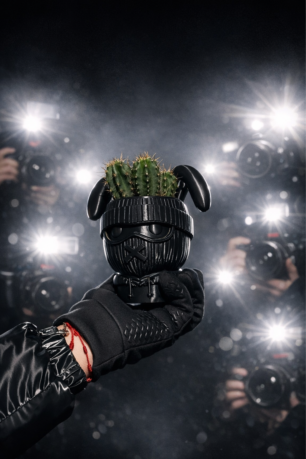 Yummy root - maceta rabbyt R + cactus